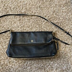 Tory Burch burch Black Leather Crossbody Bag